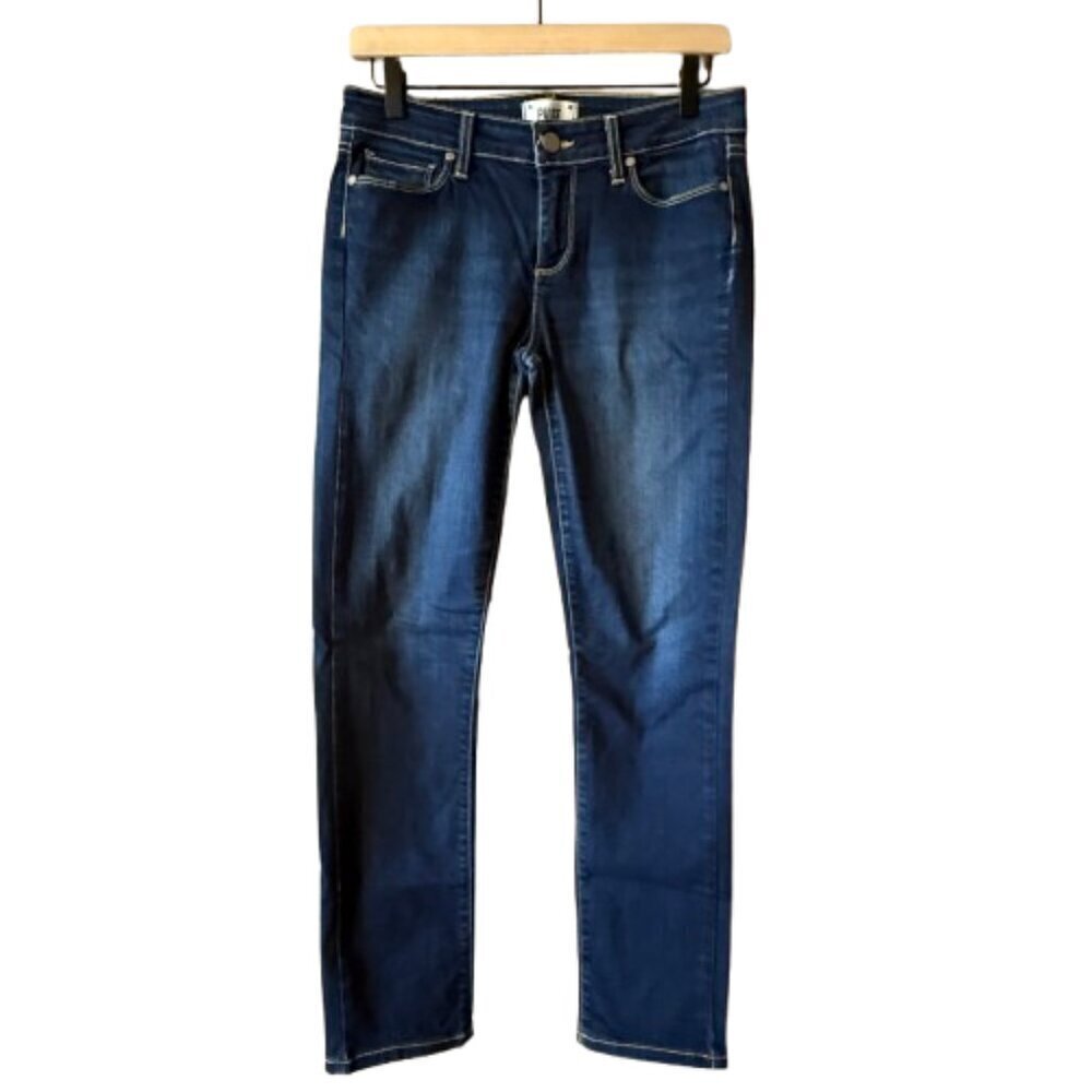Women's 29 Paige Skyline Skinny Jeans Zipper Fly Stretch Mid Rise